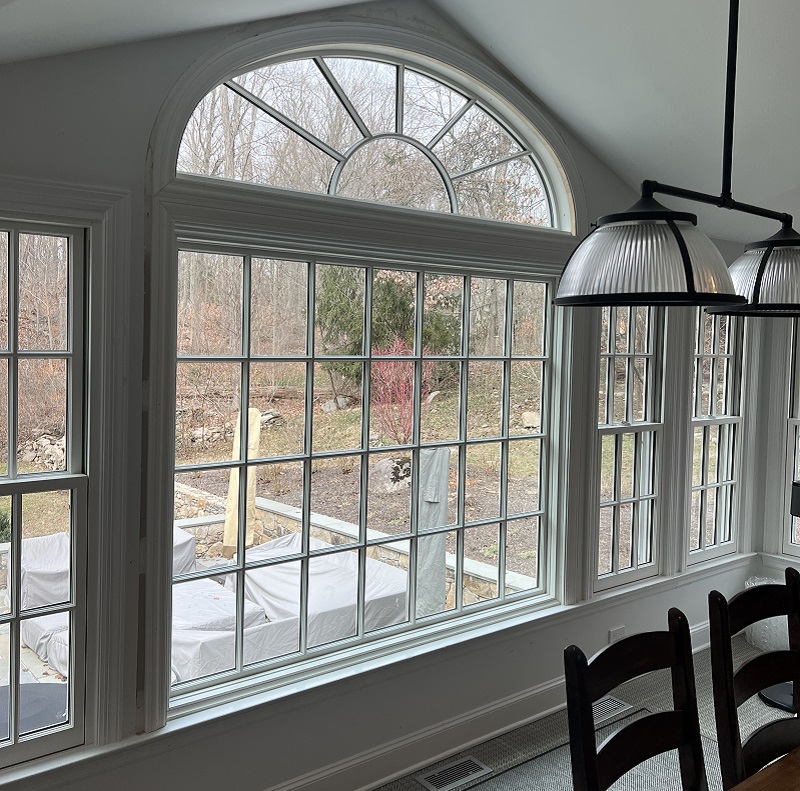 The Pella Architect windows have made this Greenwich home energy efficient